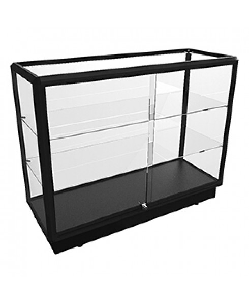 CTGL 1200 Black Full Glass Counter Display Cabinet by Showfront