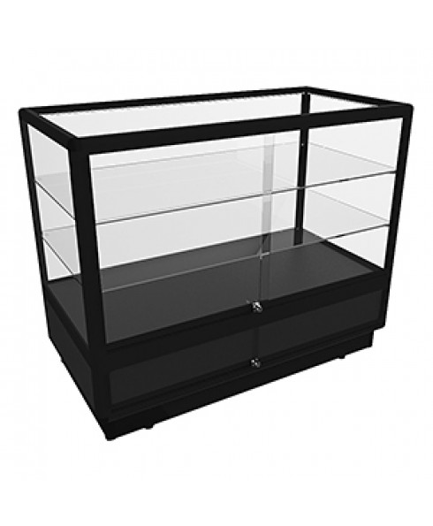 CTGSL 1200 Black Counter Display Cabinet with Additional Shelves and Storage by Showfront