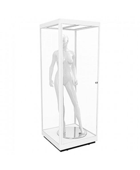 MANQ800H Mannequin Tower Display Cabinet with LED Panels by Showfront