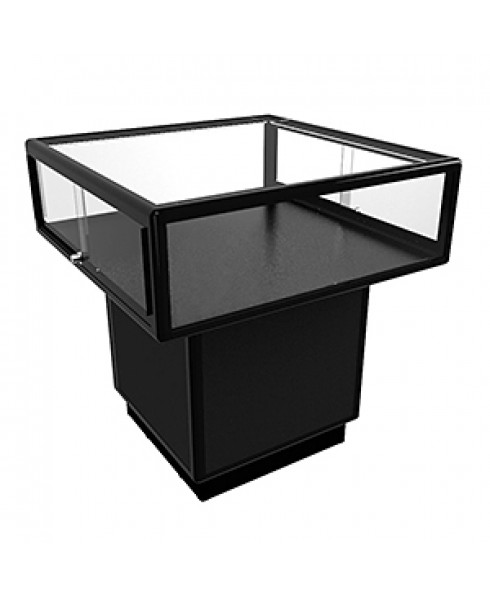 MUPL Black Mushroom Display Cabinet With Storage by Showfront
