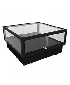 CT 900 – Black Coffee Table Display Case with LED Lighting – Fully assembled