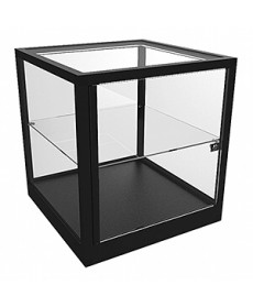 CTC 600 Black Counter Top Cube Display Case by Showfront