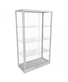 ETGL 1000 Essentials Upright Glass Display Cabinet - Fully Assembled