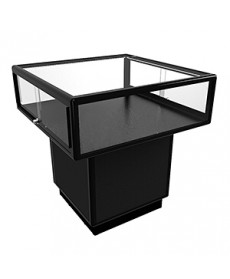 MUPL Black Mushroom Display Cabinet With Storage by Showfront