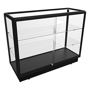 CTGL 1200 Full Glass Counter Display Cabinet - Fully Assembled