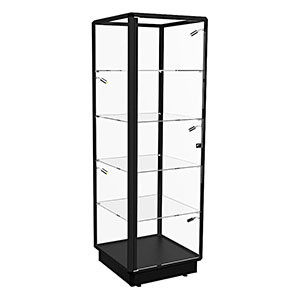 TGL 600 – Tower Display Cabinet with LED Spotlights – Fully assembled