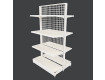 MR25 DM Gondola Double Sided Bay with Mesh Panel Back by Showfront