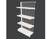 MR25 SM Gondola Single Sided Bay with Mesh Panel Back by Showfront
