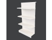 MR25 SP Gondola Single Sided Bay with Plain Panel Back by Showfront
