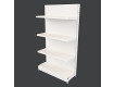 MR25 SP Gondola Single Sided Bay with Plain Panel Back by Showfront