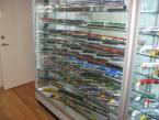 Miniature trains display case