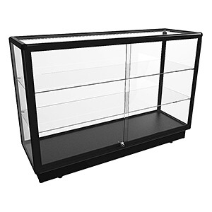 CTGL 1400 Full Glass Counter Display Cabinet - Fully Assembled