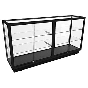 CTGL 1800 Full Glass Counter Display Cabinet - Fully Assembled
