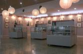 Museum display counters at an exhibition